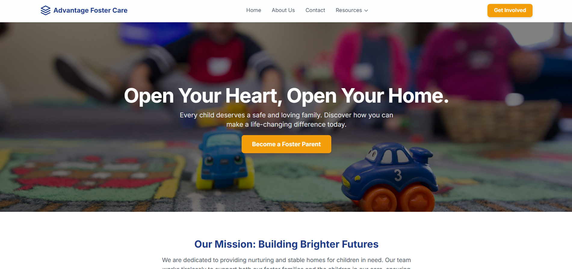 Advantage Foster Care Website